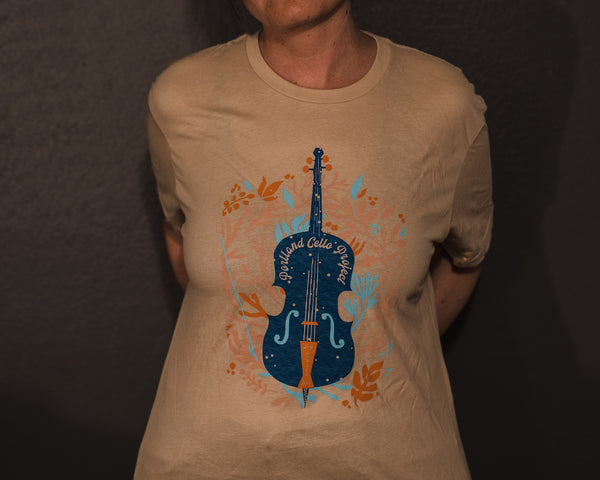 T-Shirt: Portland Cello Project Holiday Design