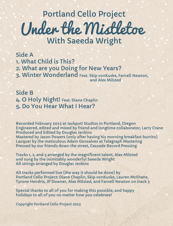 Under the Mistletoe -- Vinyl and Instant Digital Download