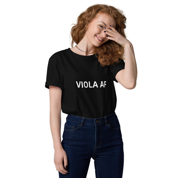 T-Shirt: Viola AF. Organic cotton.