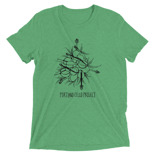 "Cello Pile" Short Sleeve T-Shirt in multiple colors (Men's/Unisex)