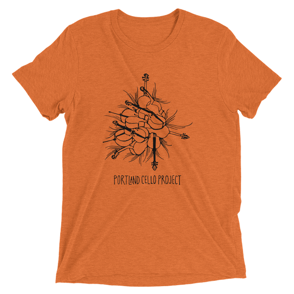 "Cello Pile" Short Sleeve T-Shirt in multiple colors (Men's/Unisex)